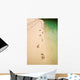 Footprints Beach Wall Decal Design 2