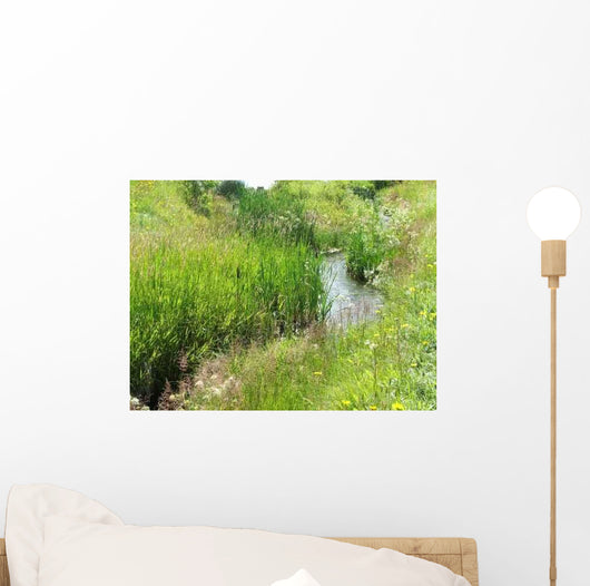 Meadow Stream Wall Decal