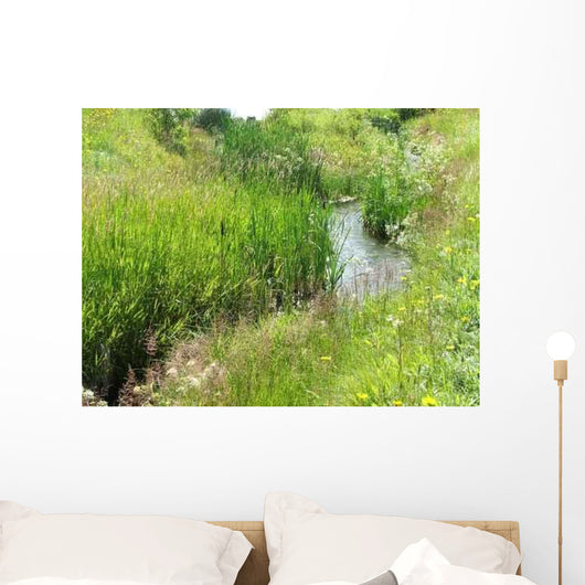 Meadow Stream Wall Decal