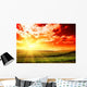 Summer Landscape Field Green Wall Decal