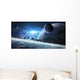 Sunrise over Group Planets Wall Decal