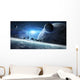 Sunrise over Group Planets Wall Decal