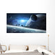 Sunrise over Group Planets Wall Decal