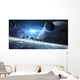 Sunrise over Group Planets Wall Decal