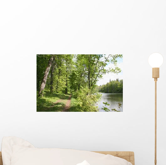 Landscape with Pathway along Wall Decal