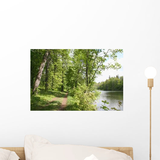 Landscape with Pathway along Wall Decal