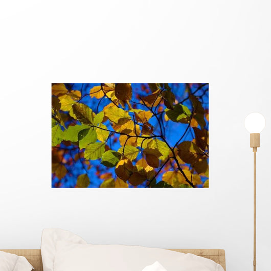 Autumn Leaves Wall Decal Design 2