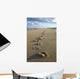 Footprints Sand Wall Decal Design 4