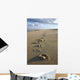 Footprints Sand Wall Decal Design 4