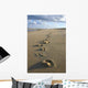 Footprints Sand Wall Decal Design 4