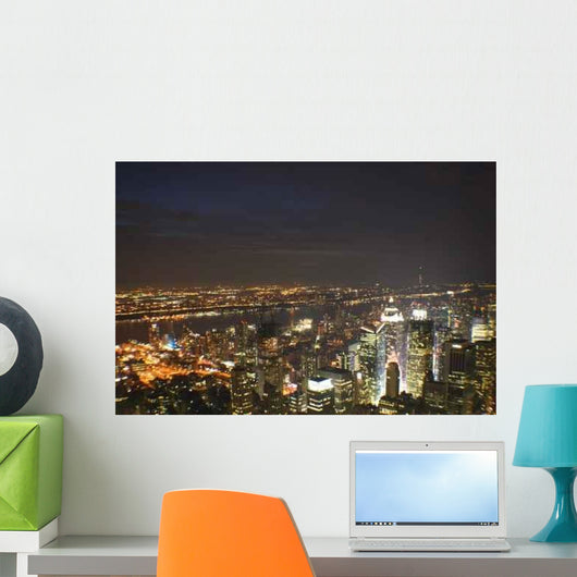Time Square Night Wall Decal