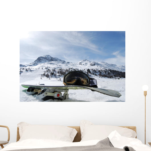 Snowboard Wall Mural