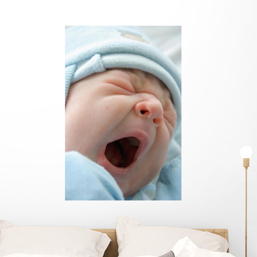 After Childbirth Newborn Baby Wall Mural