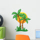 Coconut Sunrise Wall Decal