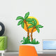 Coconut Sunrise Wall Decal