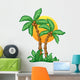 Coconut Sunrise Wall Decal