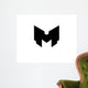 M Robot Logo V2 Wall Decal