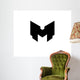 M Robot Logo V2 Wall Decal