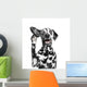 Dog Listens Attentively to Wall Decal