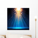stage, light, spotlight, empty scene illustration easy all edita Wall Mural