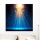 stage, light, spotlight, empty scene illustration easy all edita Wall Mural