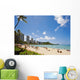 Waikiki Beach on Oahu Hawaii Wall Mural