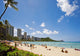 Waikiki Beach on Oahu Hawaii Wall Mural