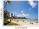 Waikiki Beach on Oahu Hawaii Wall Mural
