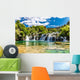 Waterfall In Krka National Park -Dalmatia, Croatia Wall Mural