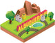 Isometric Albuquerque Is One Beautiful Wall Decal