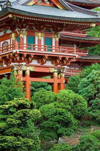 Japanese Tea Garden Wall Decal