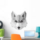 Abstract Grey Wolf Wall Decal