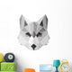 Abstract Grey Wolf Wall Decal