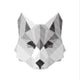Abstract Grey Wolf Wall Decal