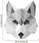 Abstract Grey Wolf Wall Decal