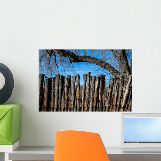 Nature Tree Branch Fence Wall Decal