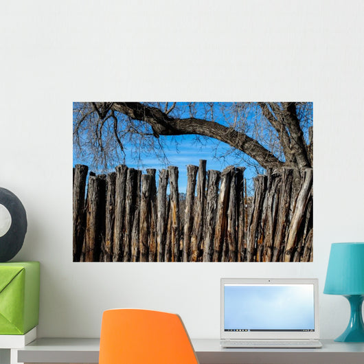 Nature Tree Branch Fence Wall Decal