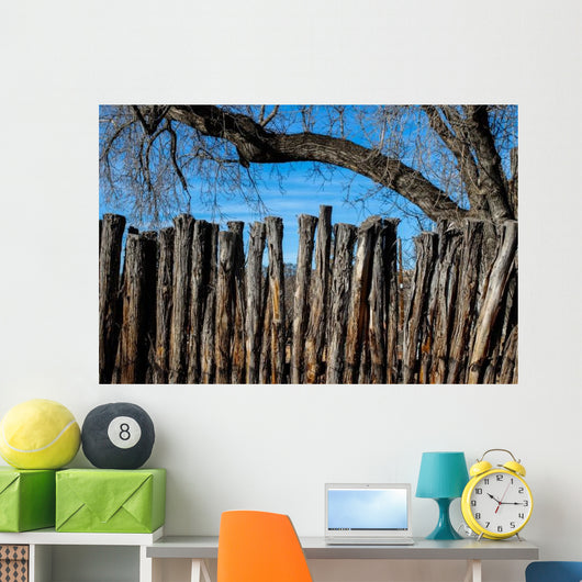 Nature Tree Branch Fence Wall Decal