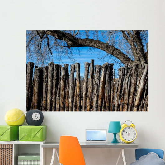 Nature Tree Branch Fence Wall Decal