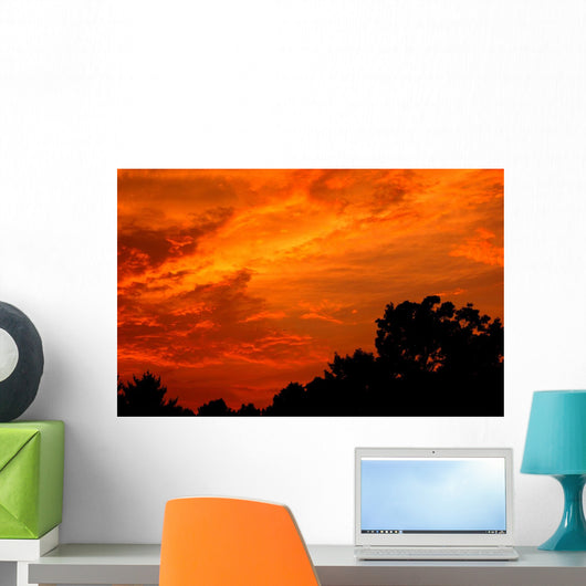 east tennessee sunset Wall Mural