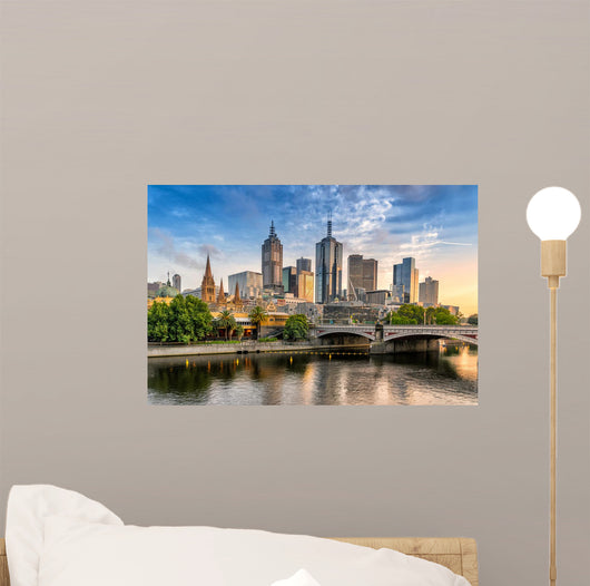 Melbourne's Central Business District Wall Decal