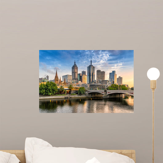 Melbourne's Central Business District Wall Decal