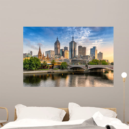 Melbourne's Central Business District Wall Decal