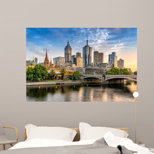 Melbourne's Central Business District Wall Decal