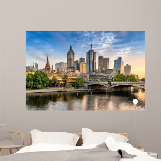 Melbourne's Central Business District Wall Decal