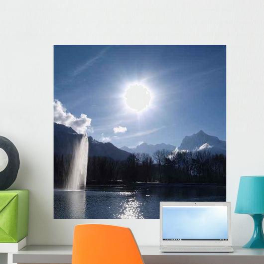 Walensee Radiating Sun Wall Decal