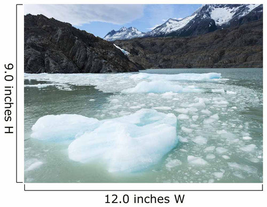 Southern Patagonian Ice Field Wall Decal