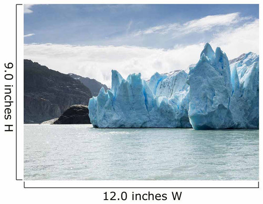 Grey Glacier and Grey Wall Decal