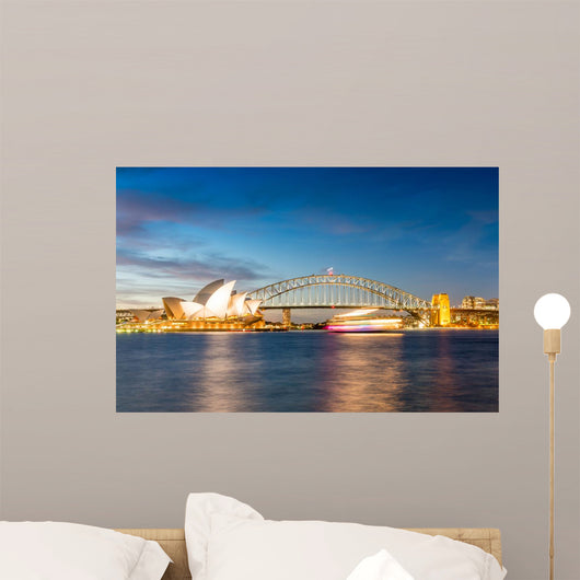 Beautiful Sydney Skyline Wall Mural