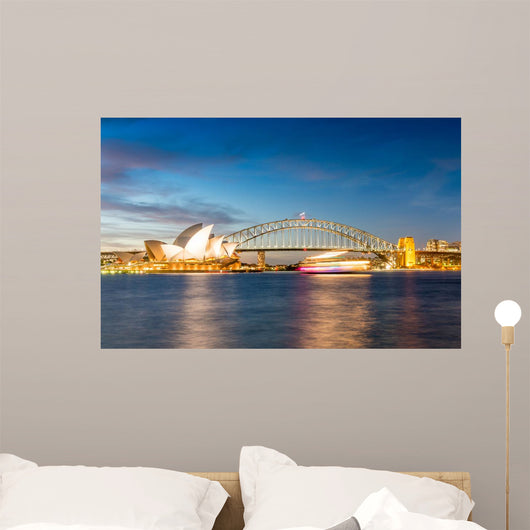Beautiful Sydney Skyline Wall Mural